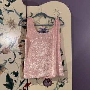 HANKY PANKY PINK CRUSHED VELVET TANK